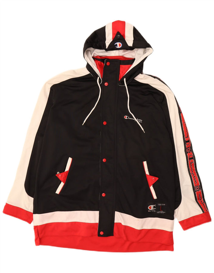 Jachetă de top pentru trening grafic pentru bărbați CHAMPION, mare, multicoloră