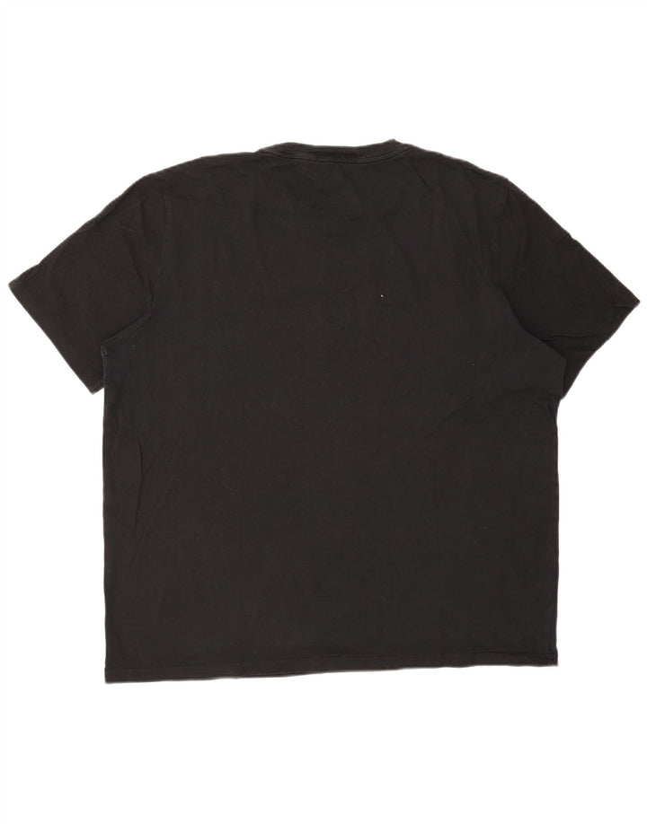 Tricou grafic pentru bărbați FRED PERRY Top 2XL bumbac negru