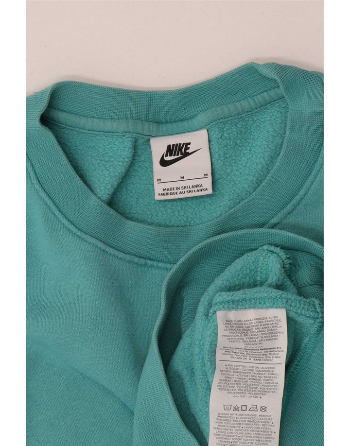 Pulover Nike pentru bărbați, bumbac turcoaz mediu