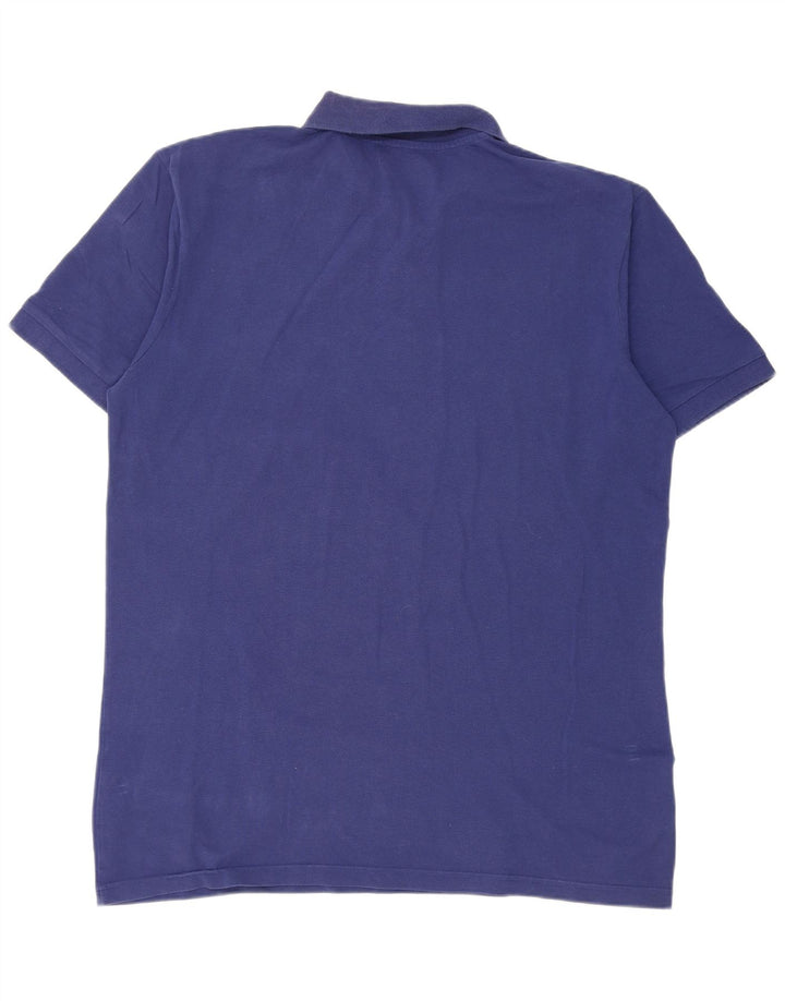 Cămașă polo pentru bărbați Kappa 2XL, bumbac albastru