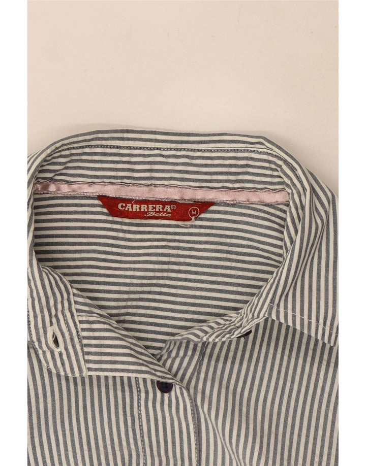Cămașă Carrera pentru femei UK 12 Medium Gri cu dungi