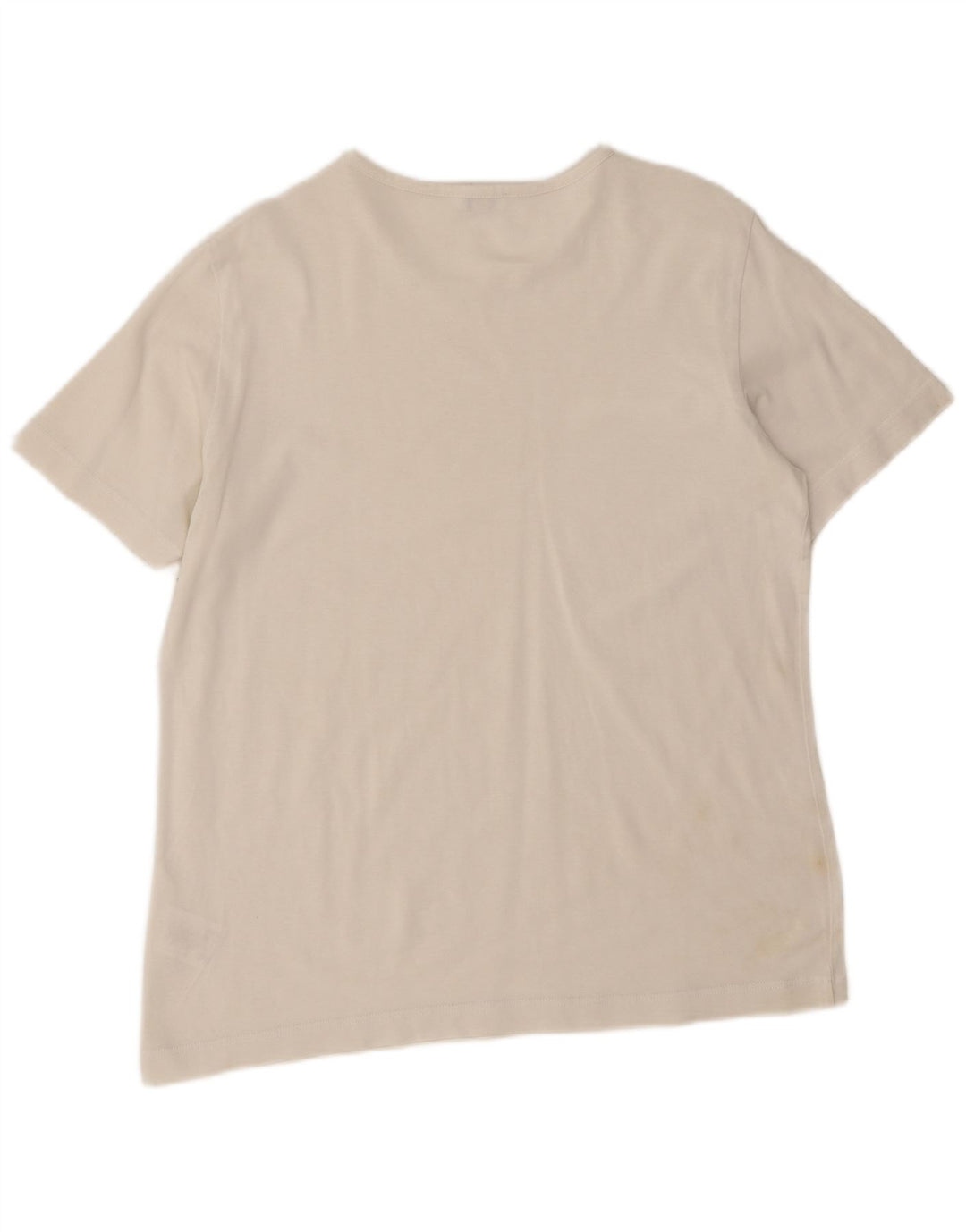 Tricou grafic Escada pentru bărbați Top mediu din bumbac alb