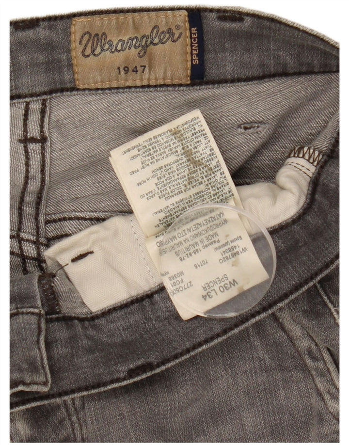 Blugi pentru bărbați Wrangler Spencer Slim W30 L34 bumbac gri