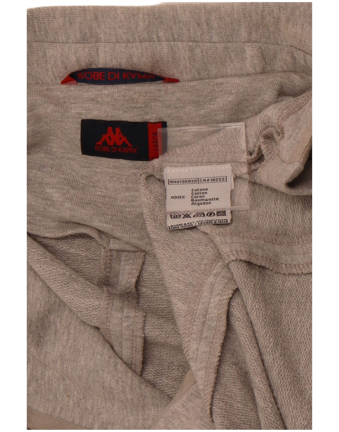 Jachetă pentru femei KAPPA cu 3 nasturi, UK 14, mare, gri bumbac