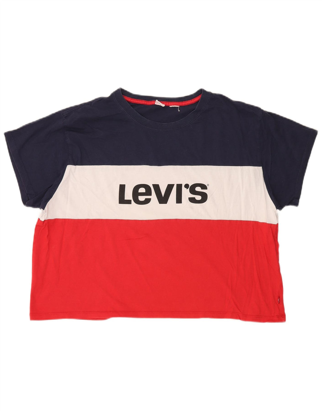Tricou cu grafică crop LEVI'S Top EU 40 Medium Multicolor