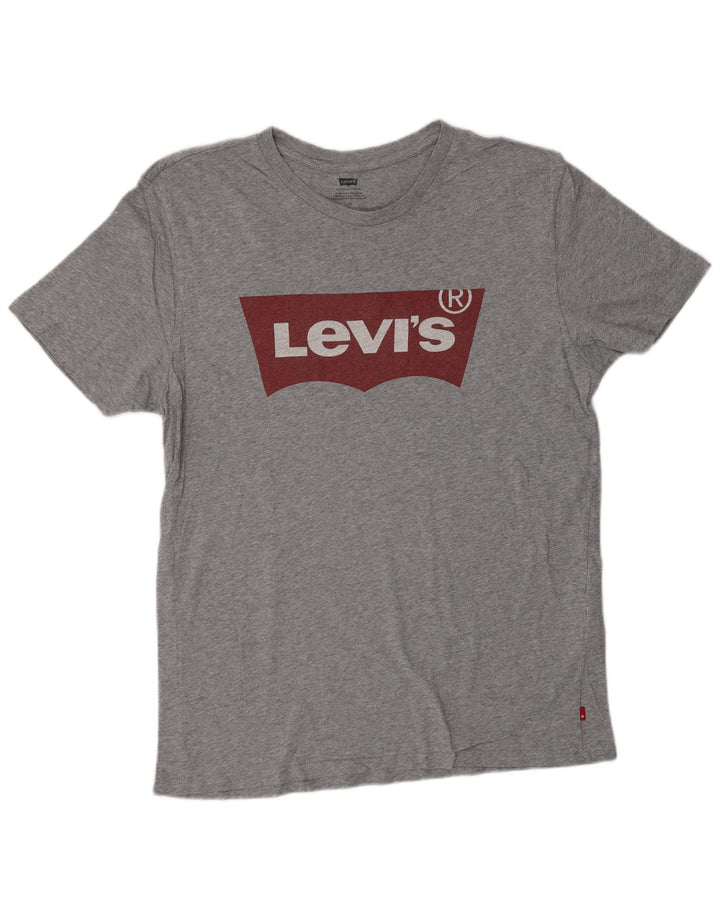 Tricou grafic pentru bărbați LEVI'S Top mare gri