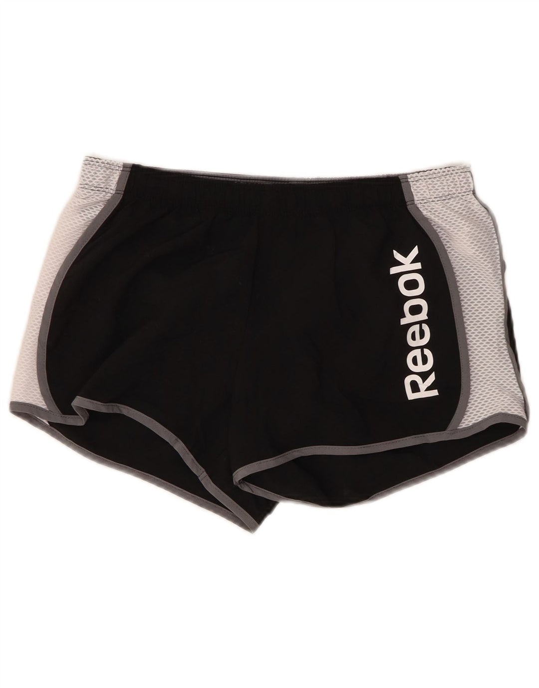 Pantaloni scurți sport grafic REEBOK pentru bărbați, negru, color block