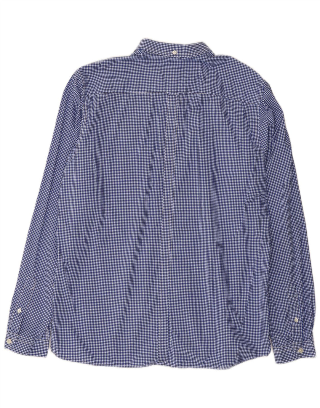 Cămașă pentru bărbați Fred Perry slim fit XL, albastru, bumbac vichy