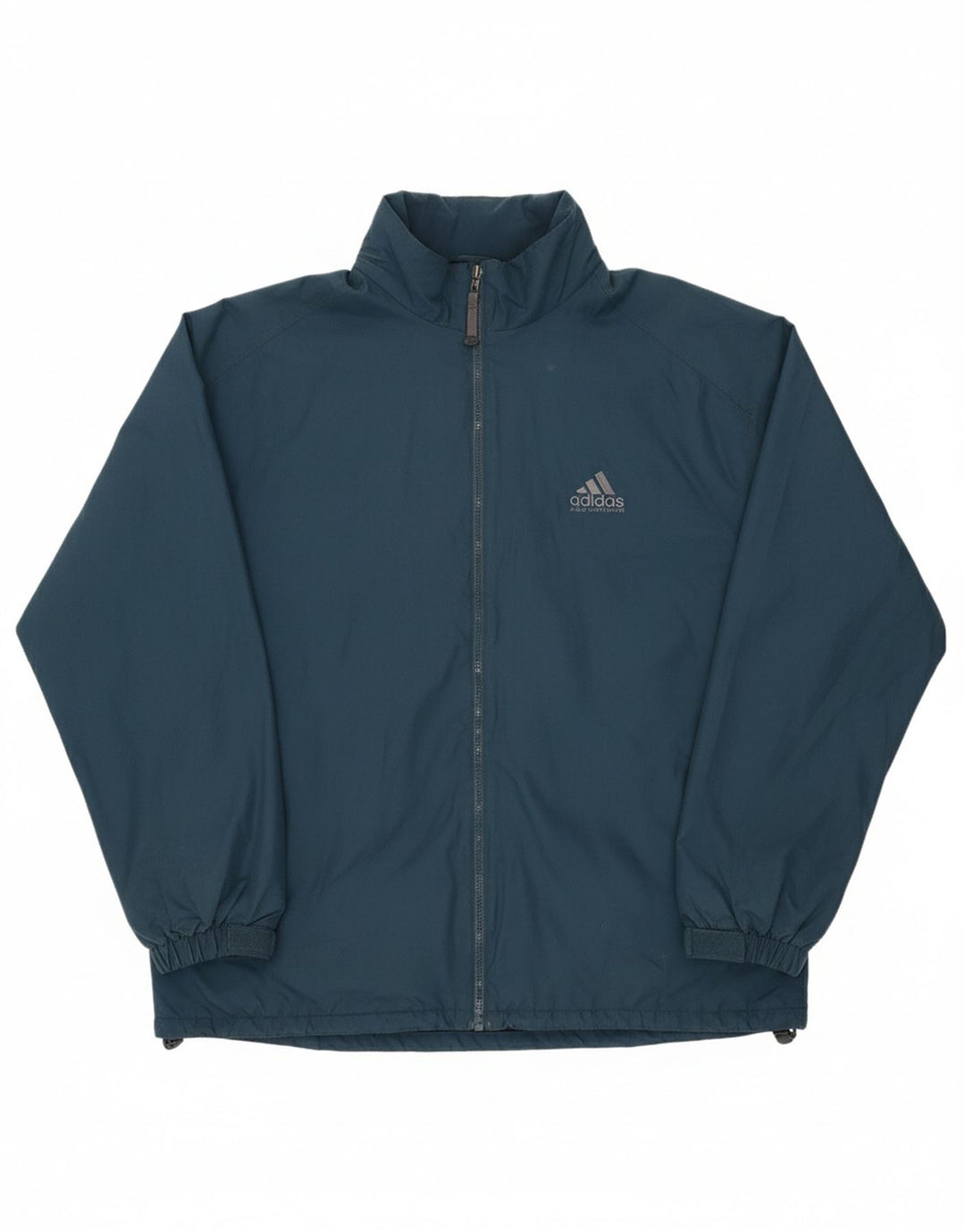 ADIDAS Mens Rain Jacket UK 42 XL Green Polyester
