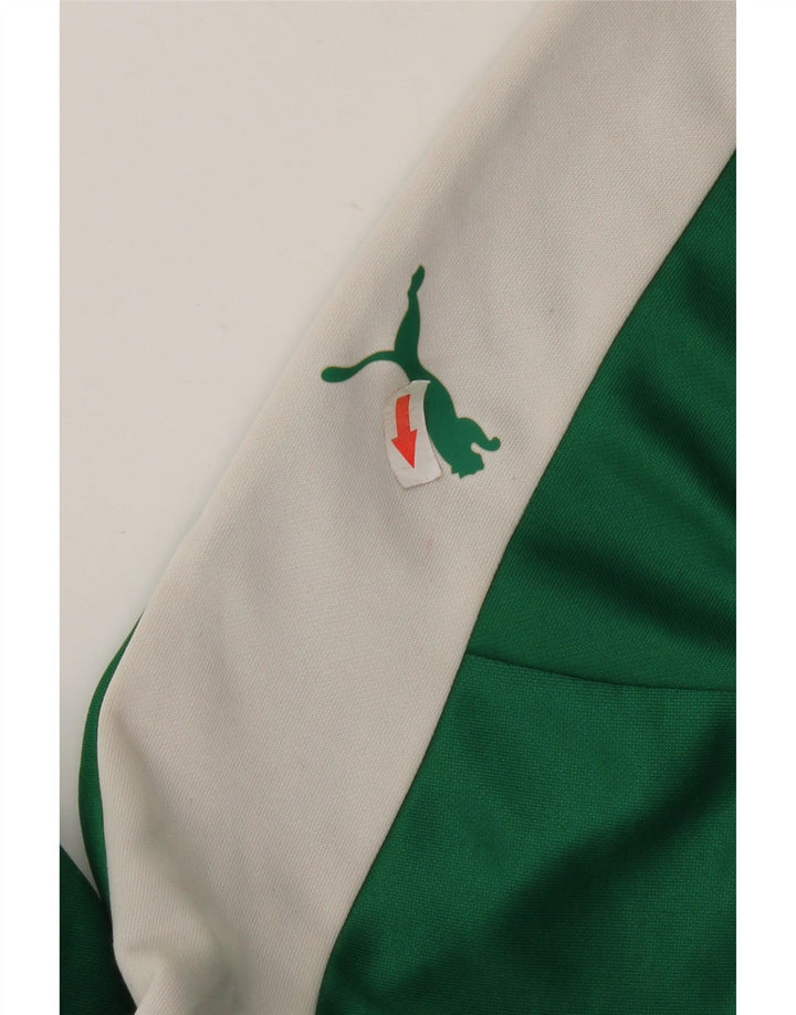 Trening pentru bărbați Puma, cu fermoar, cu gât, XL, poliester color bloc