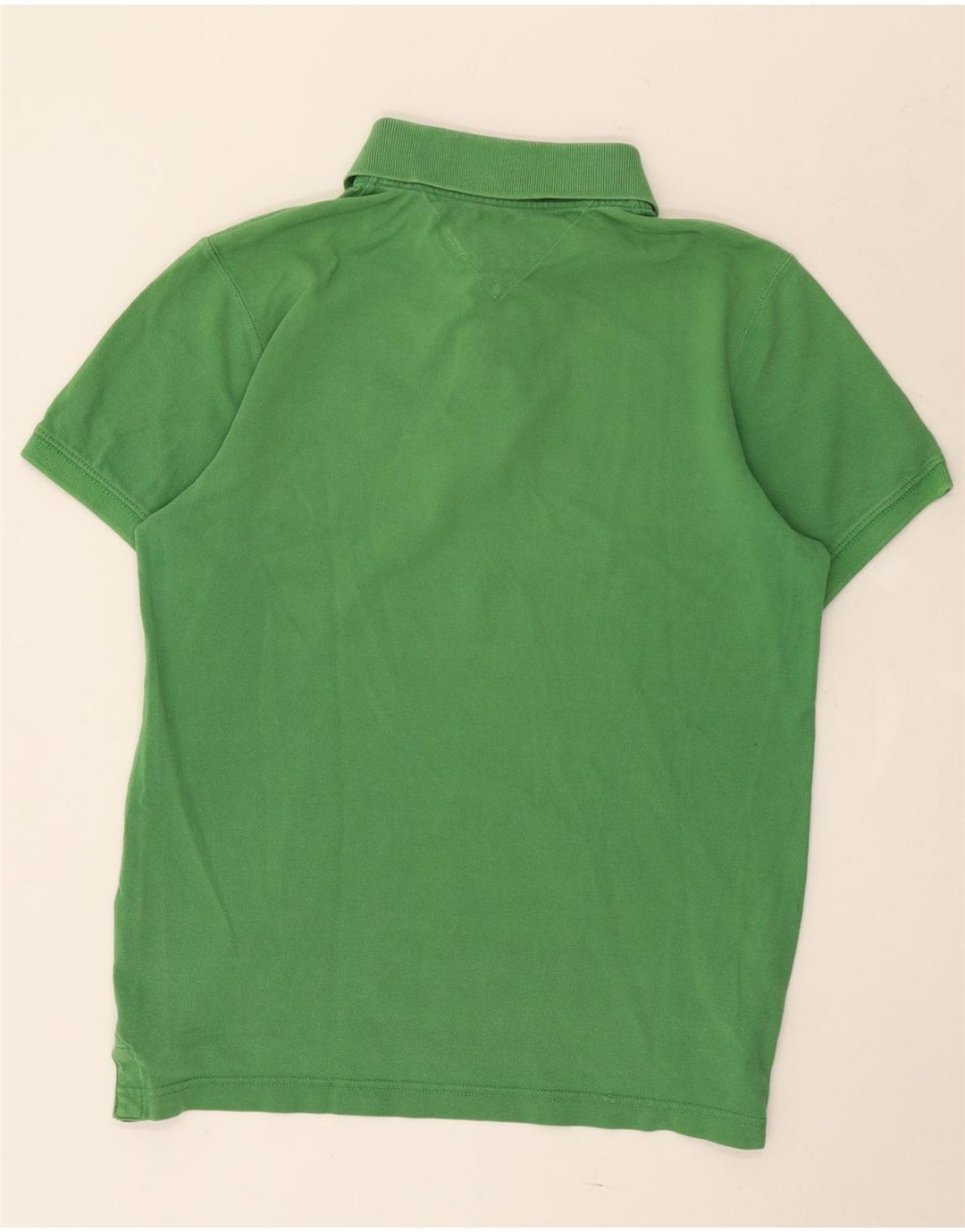 Tricou polo Tommy Hilfiger pentru bărbați, bumbac verde mare