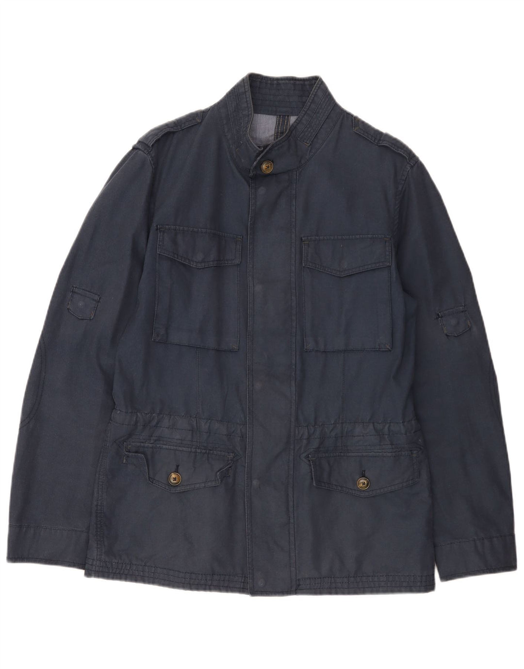 Jachetă militară pentru bărbați MASSIMO DUTTI UK 36 Small Bleumarin