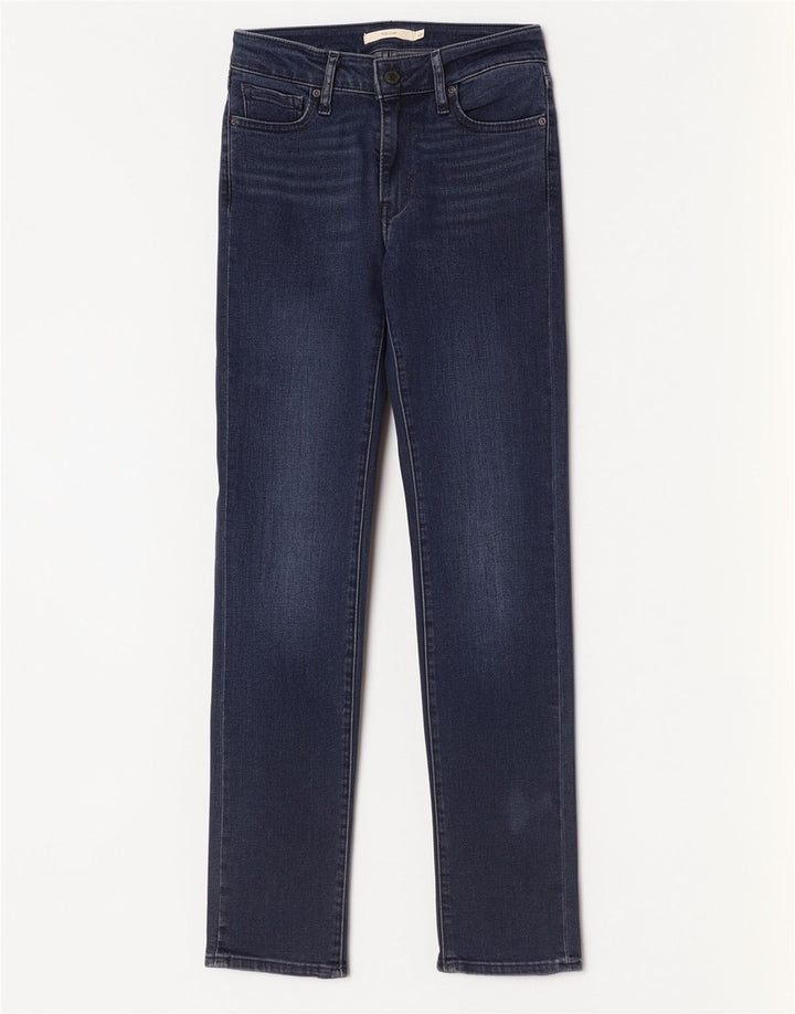 Blugi Levi's 712 Slim pentru femei W26 L30 bumbac bleumarin