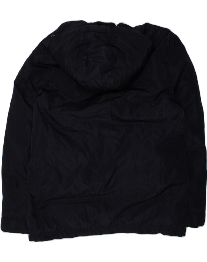 REFRIGUE Boys Hooded Windbreaker Jacket 11-12 Years Navy Blue Polyester | Vintage Refrigue | Thrift | Second-Hand Refrigue | Used Clothing | Messina Hembry 