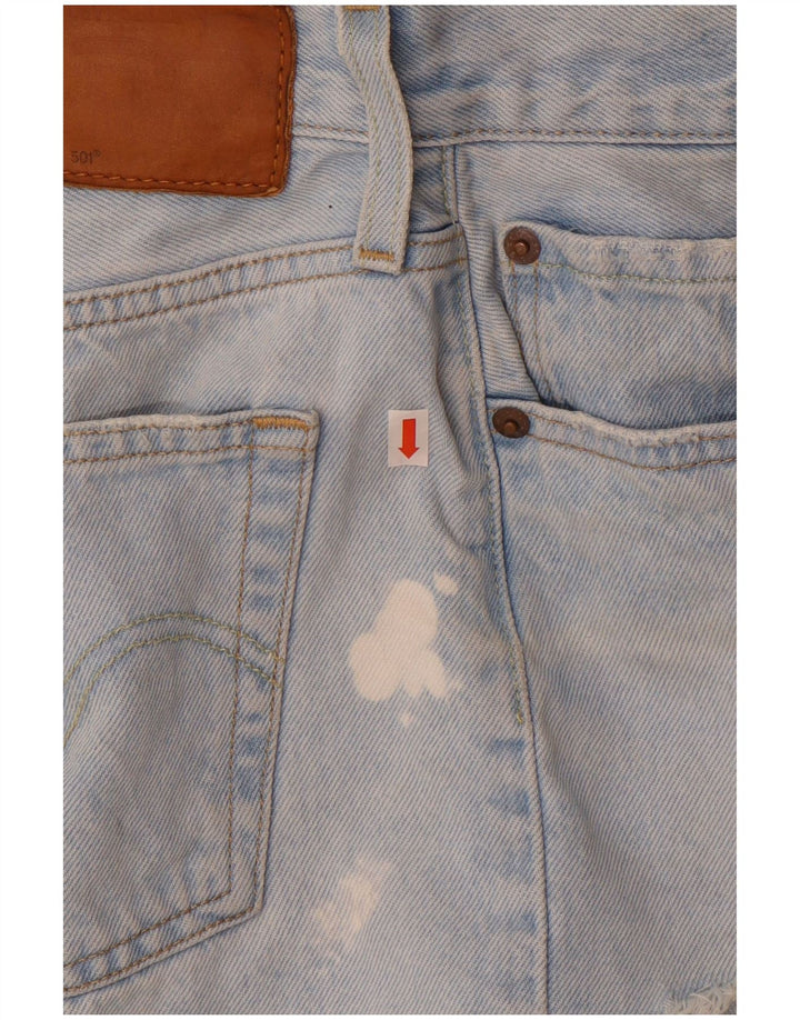 Pantaloni scurți Levi's 501 Denim W27 Small Blue Bumbac