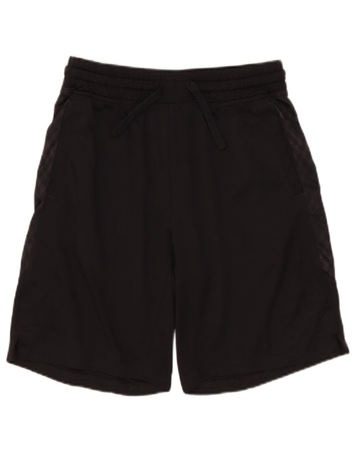 RUSSELL ATHLETIC Pantaloni scurți sport pentru băieți 10-11 ani, mari, negru, poliester