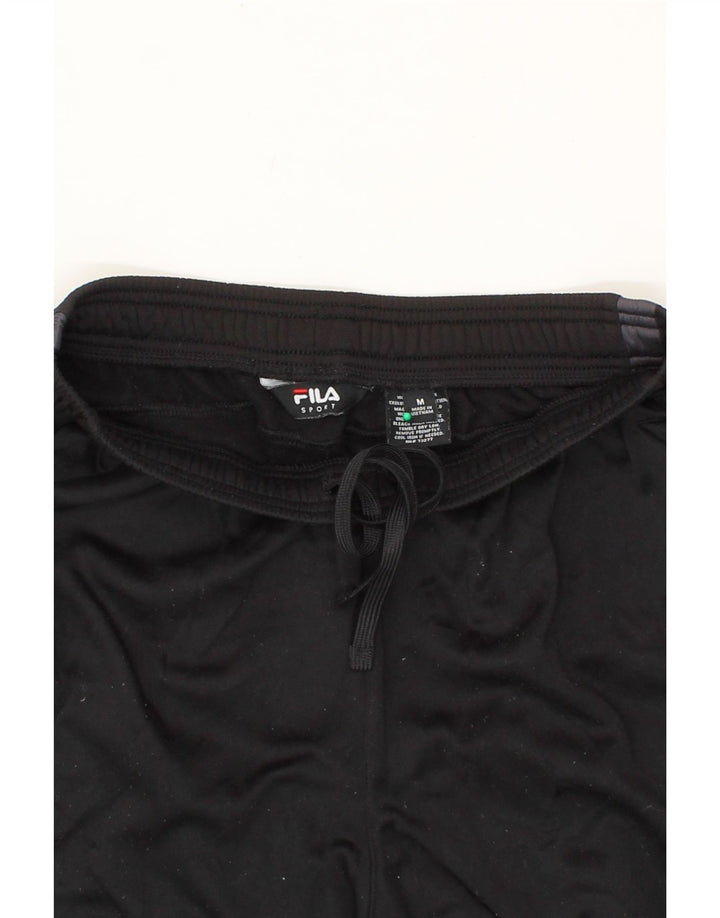 FILA Mens Tracksuit Trousers Medium  Black Polyester Vintage Fila and Second-Hand Fila from Messina Hembry 