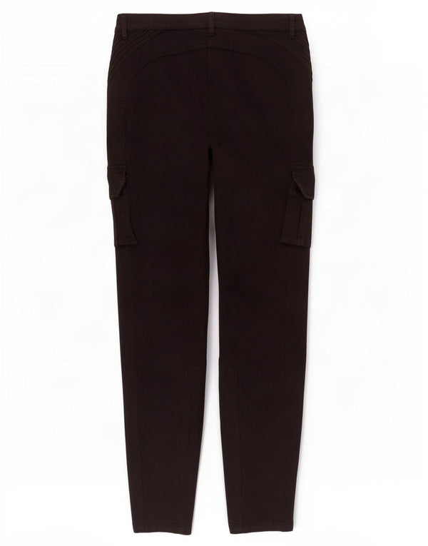 Pantaloni cargo slim pentru femei Zara EU 40 Medium L30 L30 Bumbac negru