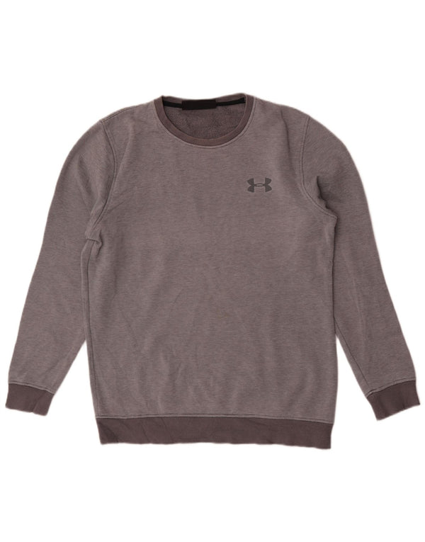 Pulover pentru bărbați Under Armour, gri mediu, cu dungi