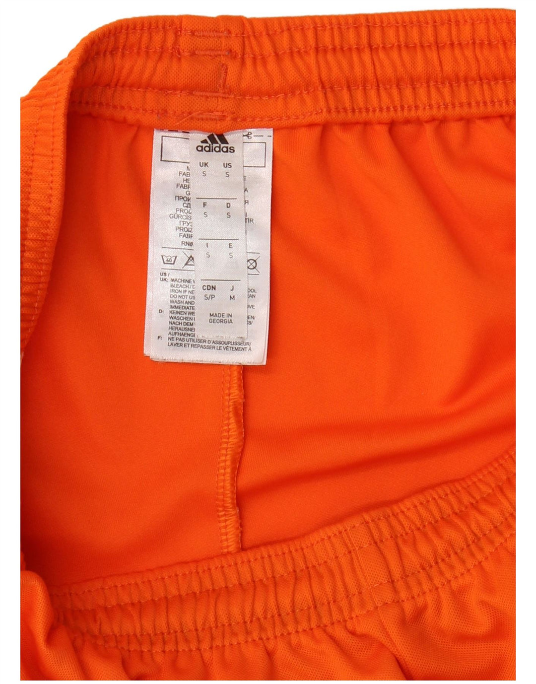 Pantaloni scurți sport Aeroready ADIDAS pentru bărbați, poliester portocaliu mic