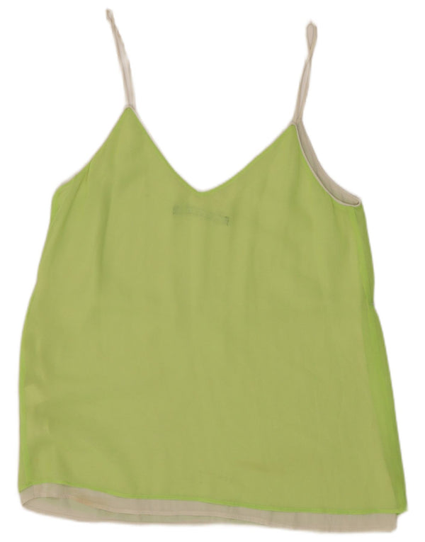 Top camis pentru femei Zara UK 10 Small Green Poliester