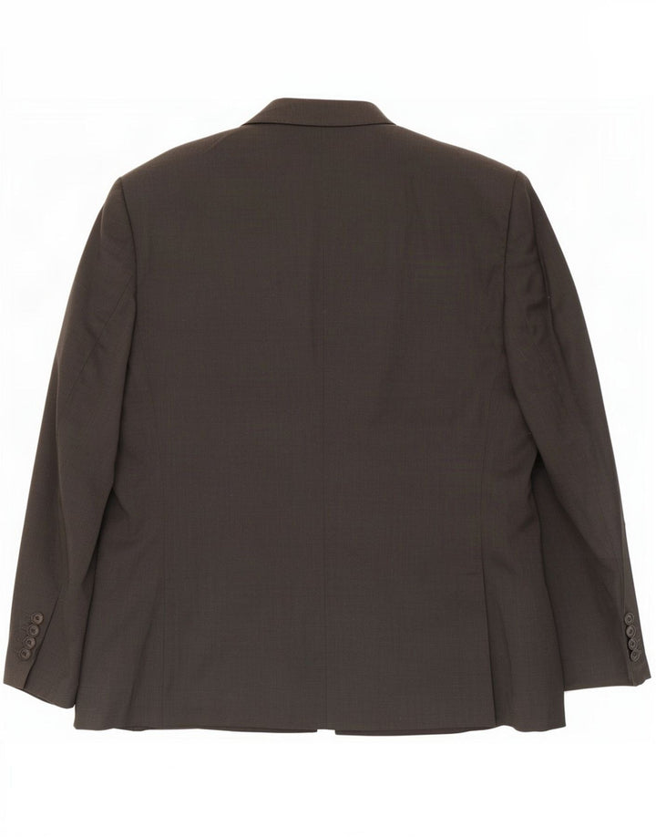 Jachetă pentru bărbați Marks & Spencer, cu 2 nasturi, cu ajustare normală, UK 46 XL, lână gri