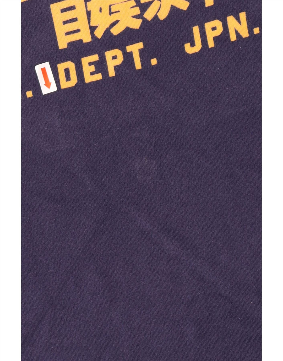 Tricou grafic pentru bărbați Superdry Top mare din bumbac bleumarin