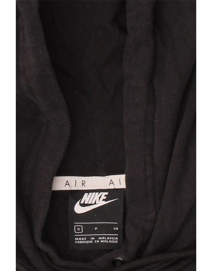 NIKE Mens Graphic Hoodie Jumper Small Black Cotton Vintage Nike and Second-Hand Nike from Messina Hembry 