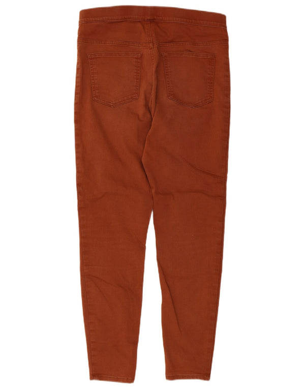 Marks & Spencer Blugi jegging crop pentru femei UK 12 Medium W30 L26 Maro Bumbac