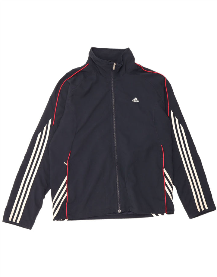 Adidas pentru bărbați Climalite Trening Top Jachetă mare poliester bleumarin