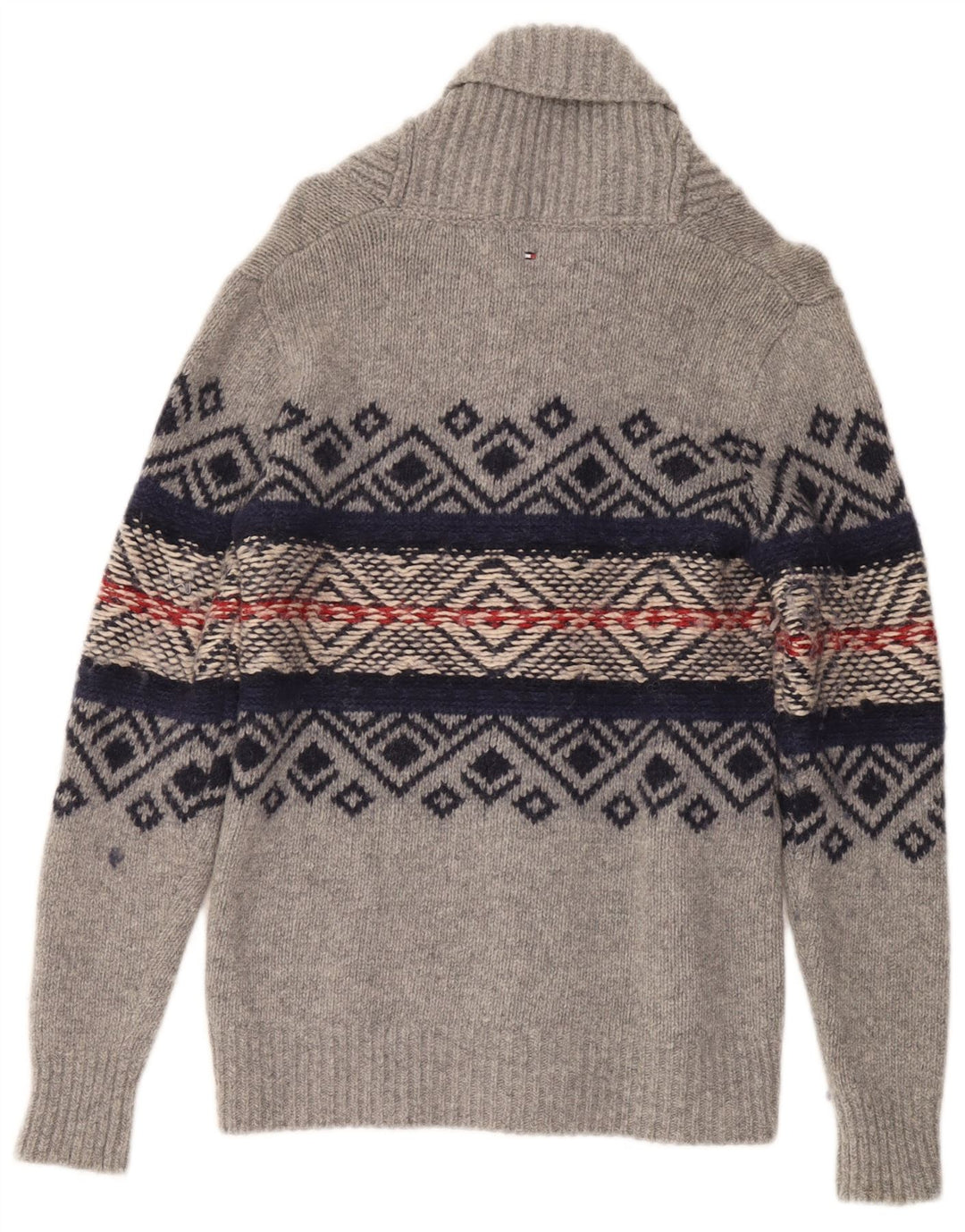 TOMMY HILFIGER Pulover cardigan pentru băieți 15-16 ani, gri Fair Isle