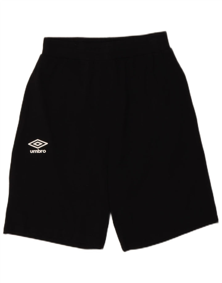 Pantaloni scurti sport Umbro pentru bărbați, bumbac negru mic