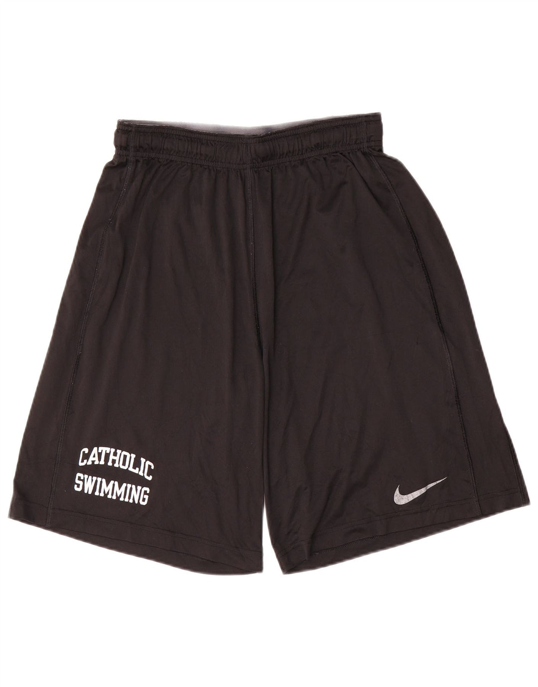 Pantaloni scurți sport Nike Dri Fit Graphic pentru bărbați, poliester mediu negru