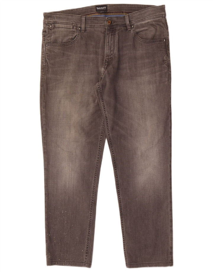 Blugi conici pentru bărbați Timberland W38 L30 bumbac gri