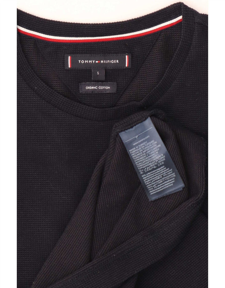 Top pentru bărbați Tommy Hilfiger cu mânecă lungă, mic, bleumarin, bumbac