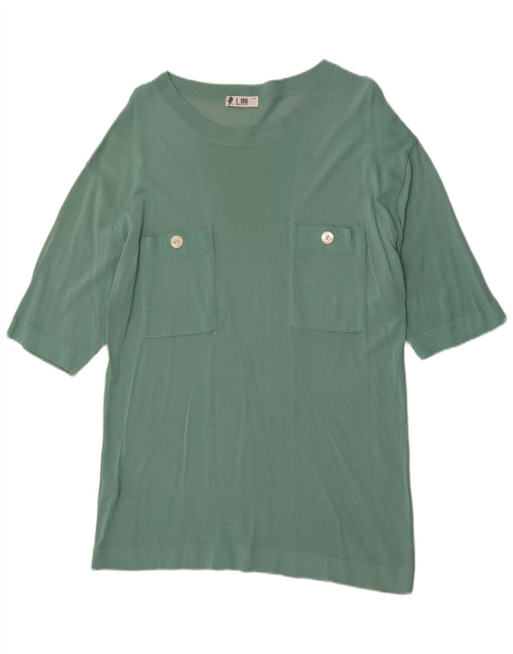 Tricou Vintage pentru bărbați Top IT 48 Medium Green Viscose