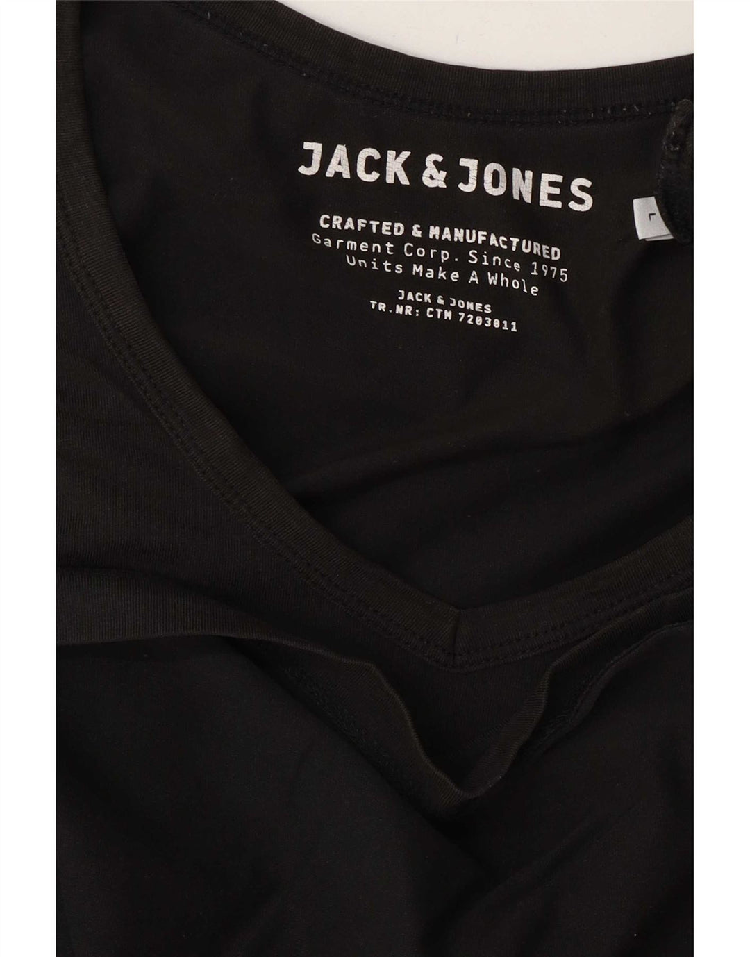 Tricou Jack & Jones pentru bărbați Top mare negru