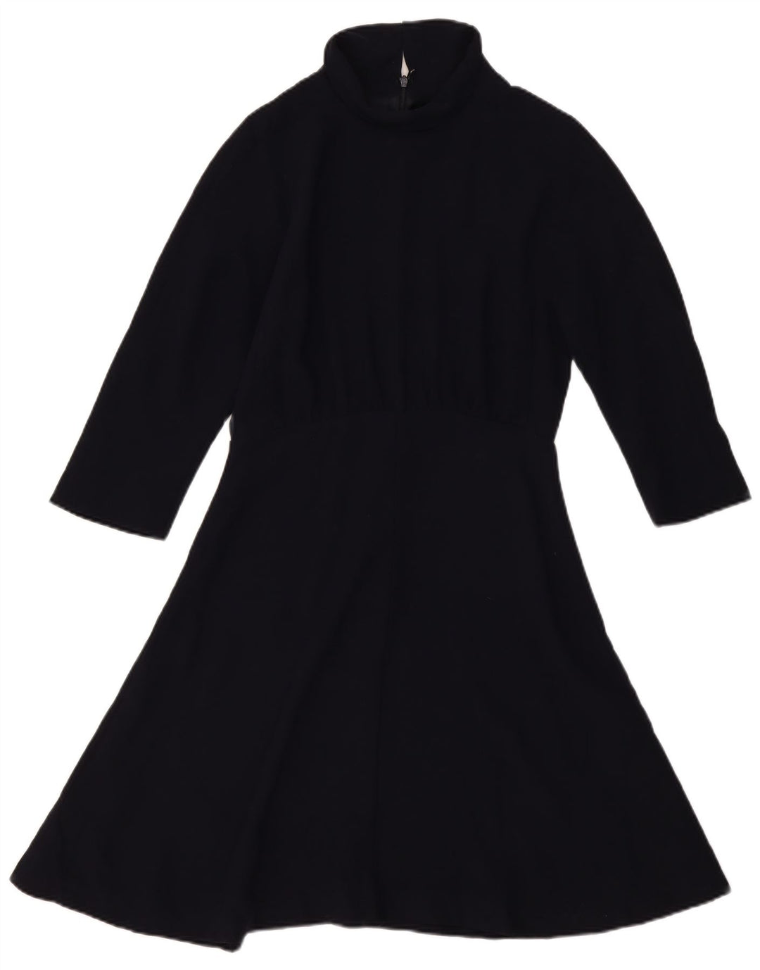 Jigsaw Rochie A-Line pentru Femei cu mâneci 3/4 UK 12 Mediu Bleumarin Poliester