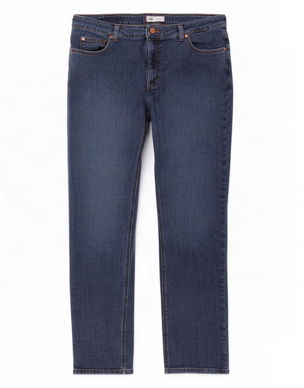 Dickies Womens Straight Jeans US 12 Large W30 L30 Blue Cotton