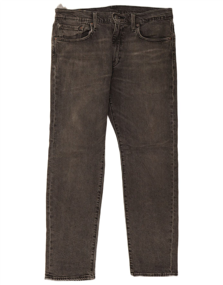 Blugi conici pentru bărbați Levi's 502 W32 L30 bumbac gri