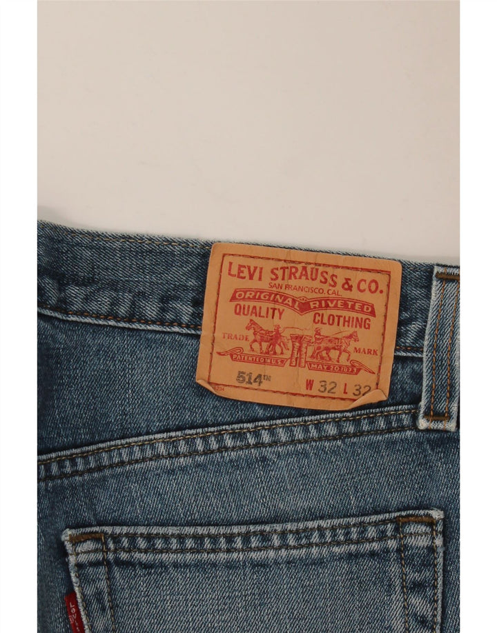 LEVI'S Blugi 514 Slim Straight pentru bărbați W32 L32 Bumbac albastru