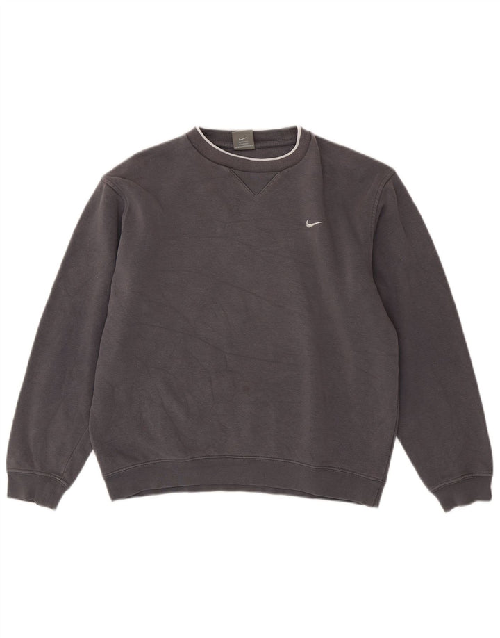 Pulover Nike pentru băieți 12-13 ani, mare, gri, bumbac