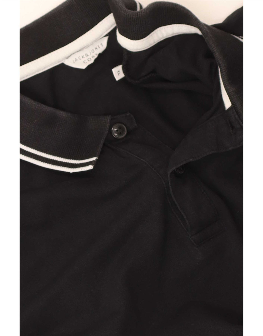Jack & Jones tricou polo pentru bărbați XL cu dungi negre