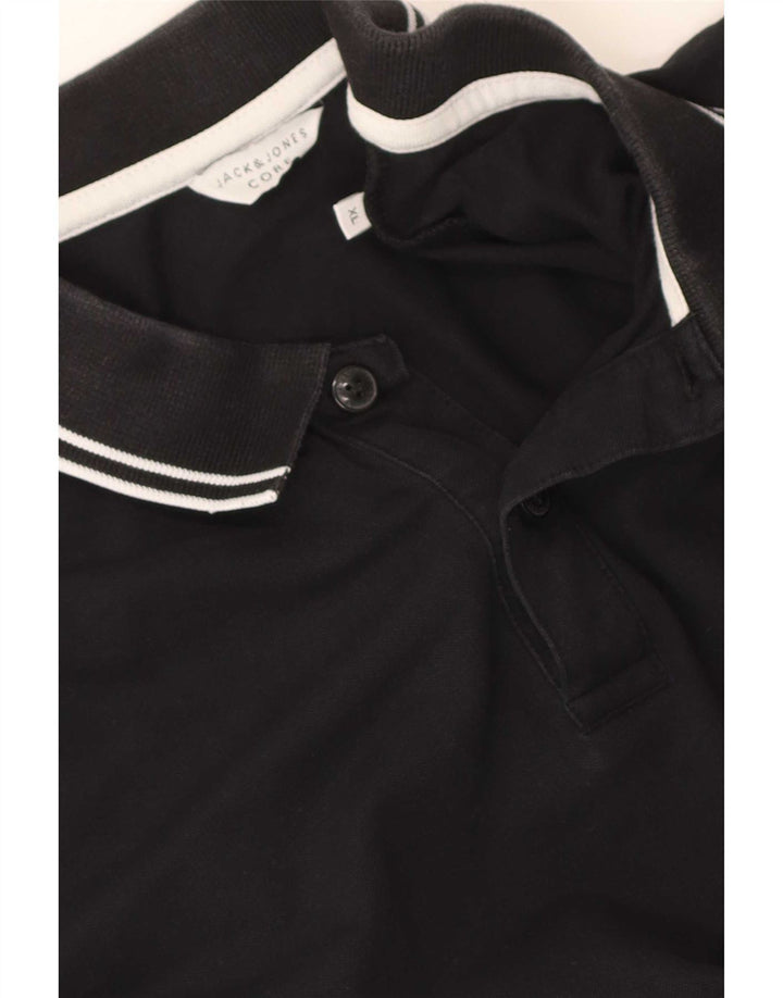 Jack & Jones tricou polo pentru bărbați XL cu dungi negre