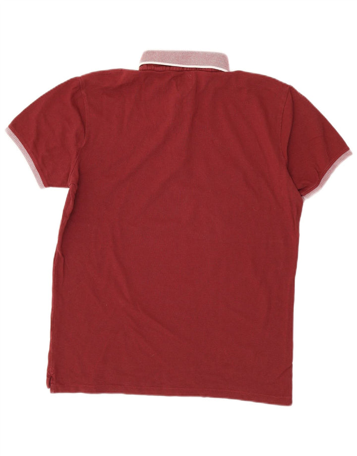 JACK WILLS Tricou polo rugby pentru bărbați, burgundă medie