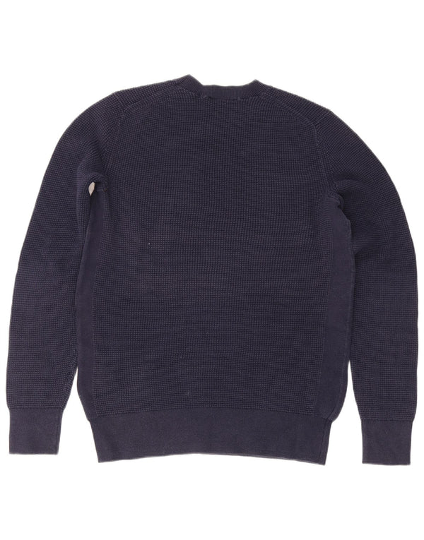 Pulover pentru femei Gap cu decolteu triplu UK 6 XS Bumbac bleumarin