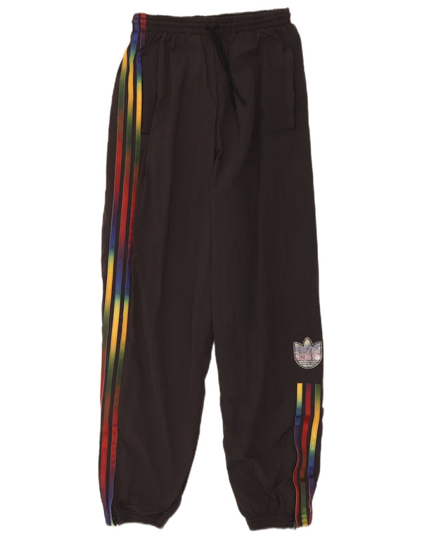 Pantaloni de trening cu grafic pentru femei Adidas Pantaloni de jogging UK 10 Small Black