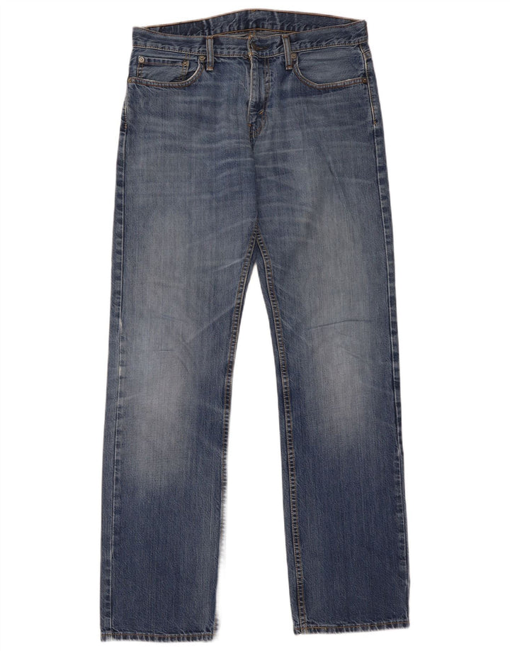 Blugi drepti pentru bărbați Levi's 514 W33 L34 Bumbac albastru