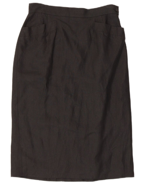 Fusta midi MISSONI pentru femei UK 16, mare, negru, in