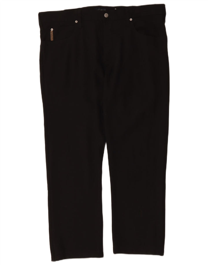 Pantaloni casual drepti pentru bărbați Armani L40 L29 Poliester negru